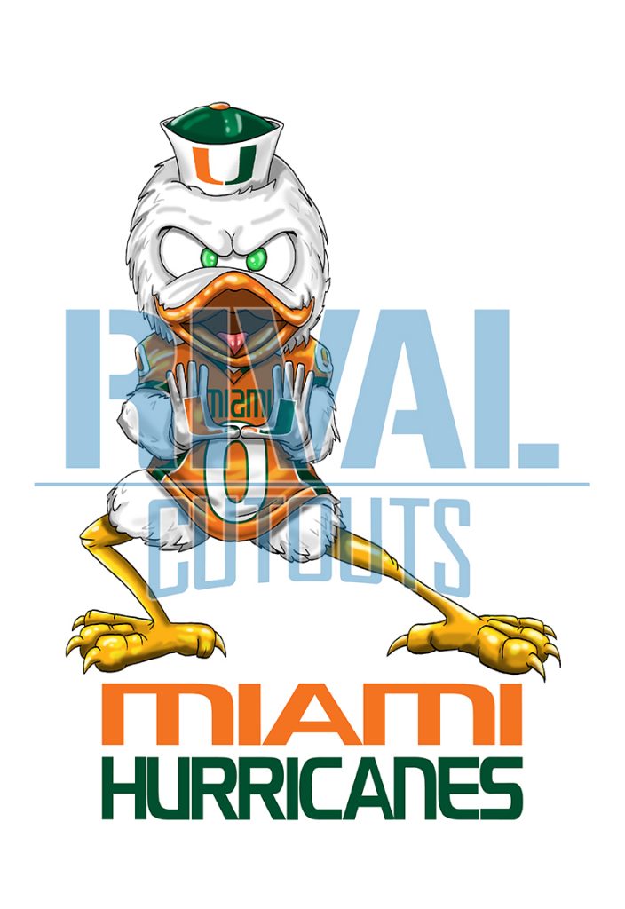 Miami Hurricanes Cartoon - The Moving Pencil