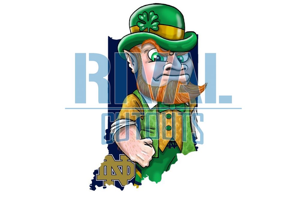 Notre Dame Fighting Irish Cartoon - The Moving Pencil