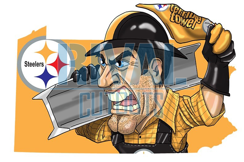 Pittsburgh Steelers Cartoon - The Moving Pencil