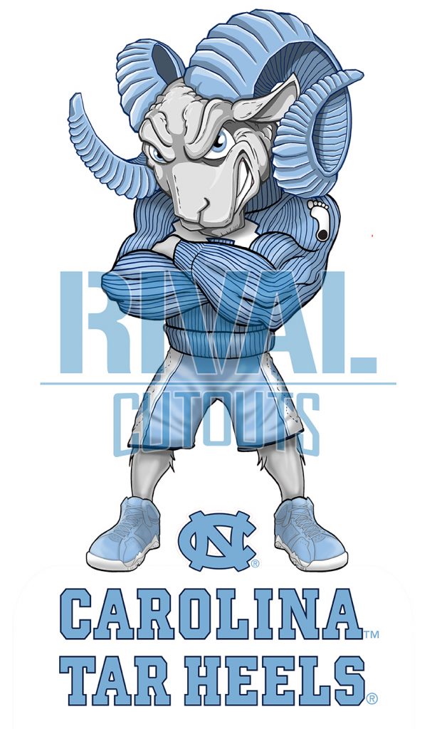 UNC Tar Heels Cartoon - The Moving Pencil