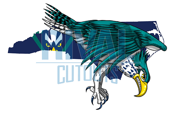 UNCW Seahawks Cartoon - The Moving Pencil