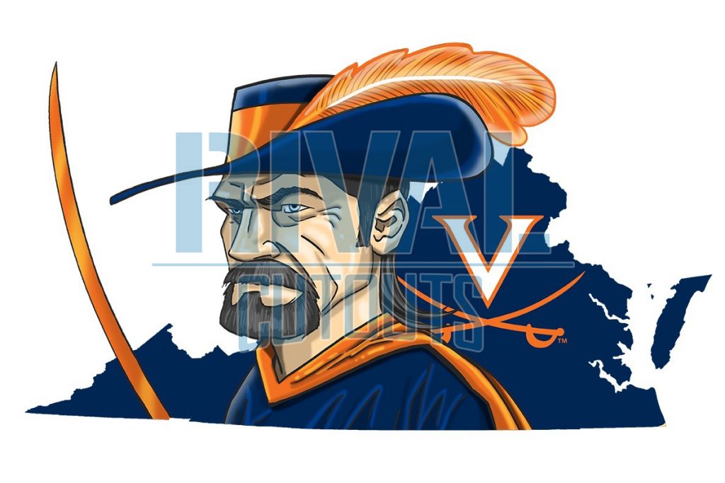 UVA Cavaliers Cartoon - The Moving Pencil
