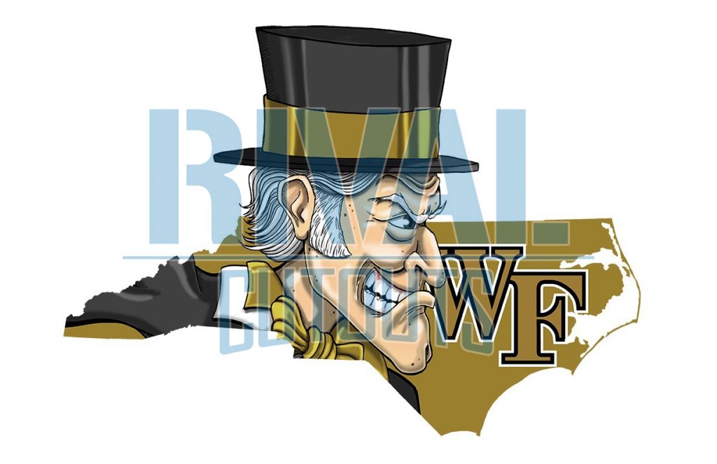 Wake Forest Demon Deacons Cartoon - The Moving Pencil